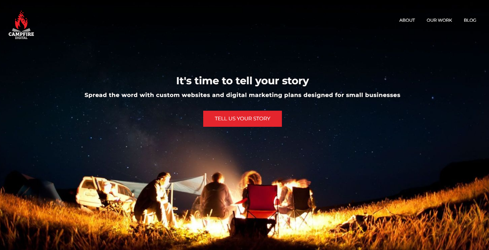 Campfire Digital Homepage